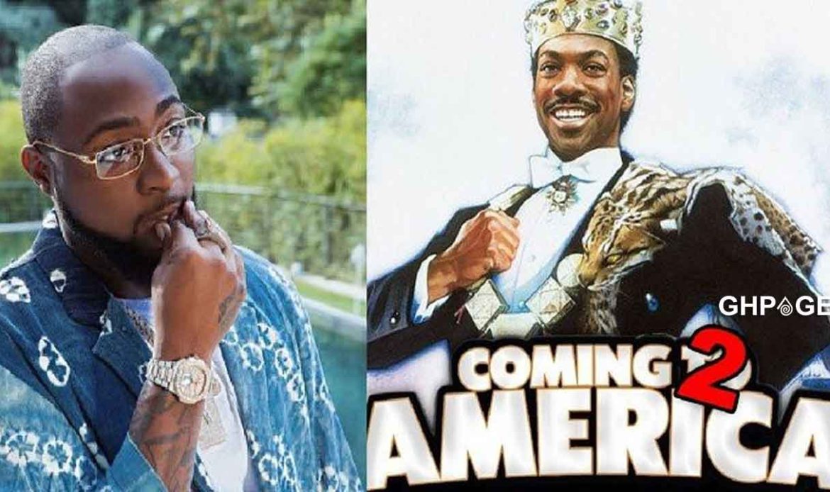 Davido Set to Feature in the Forthcoming Sequel of Classic Hollywood Blockbuster Movie, “Coming to America”