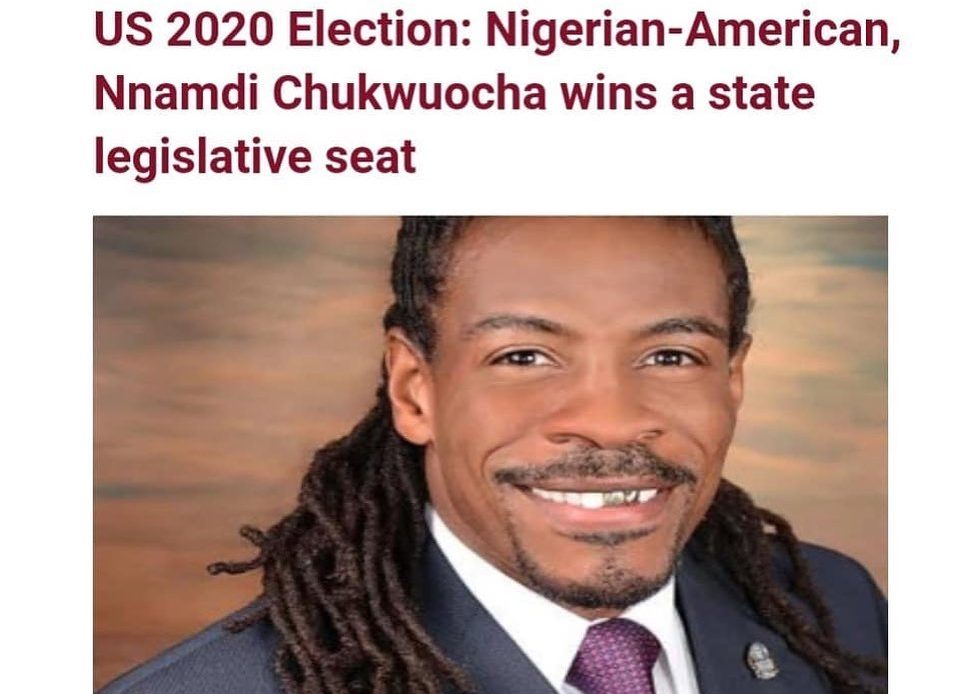 Nnamdi Chukwuocha Wins Delaware State Assembly