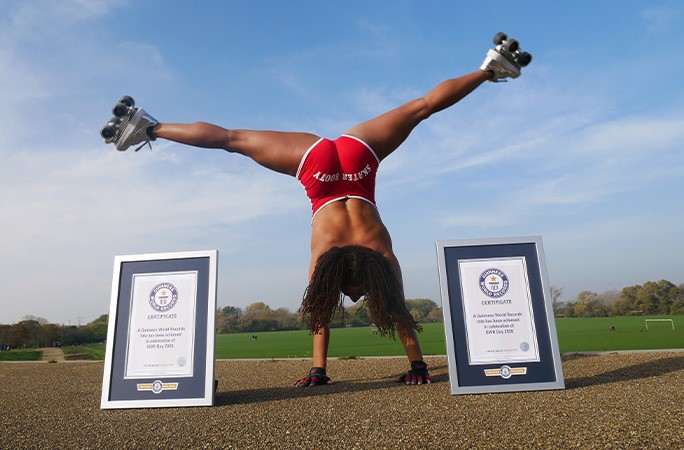 Meet Tinuke Oyediran, a Nigerian-British Professional Skater who Recently Broke Two New Guinness World Records