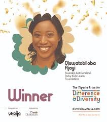 Oluwatobiloba Ajayi Emerges Winner of the N1M Nigeria Prize for Difference and Diversity 2020