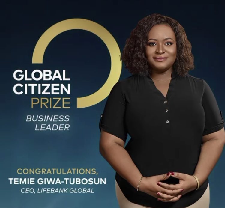Temie Giwa-Tubosun of LifeBank is Recognised as a Global Business Leader