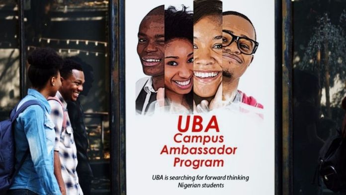 UBA NextGen Campus Ambassador Programme 2021 for students of tertiary institutions in Nigeria