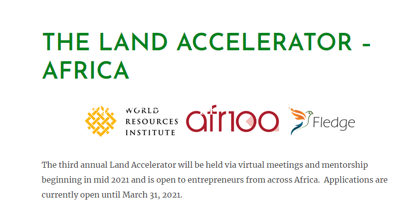 The Land Accelerator Program 2021 for young African Entrepreneurs