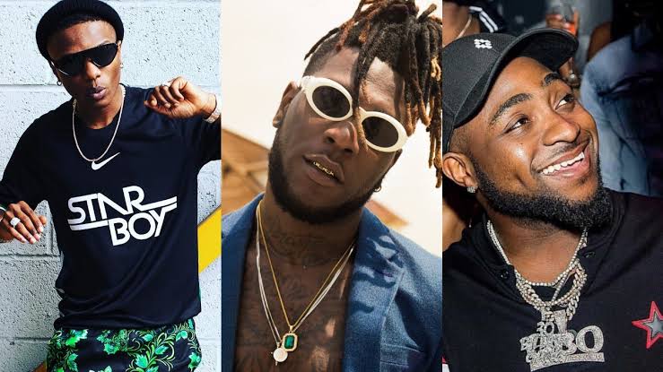 Wizkid, Burna Boy, Davido and others are Nominees for the Vodafone Ghana Music Awards