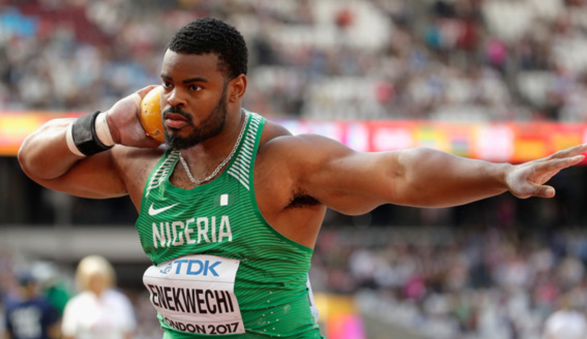 Olympics First Timer Chukwuebuka Enekwechi Qualifies for men's Shot Put Final 
