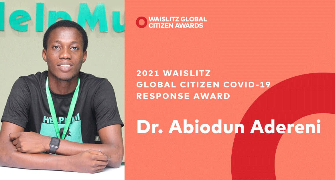 Dr Abiodun Adereni, Founder and CEO of HelpMum wins 2021 Waislitz Global Citizen Award 