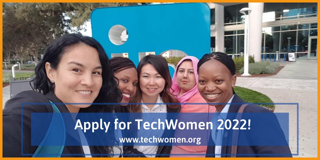TechWomen Fall 2022 Emerging Leaders Program for Women in STEM to study in the US (Fully Funded)