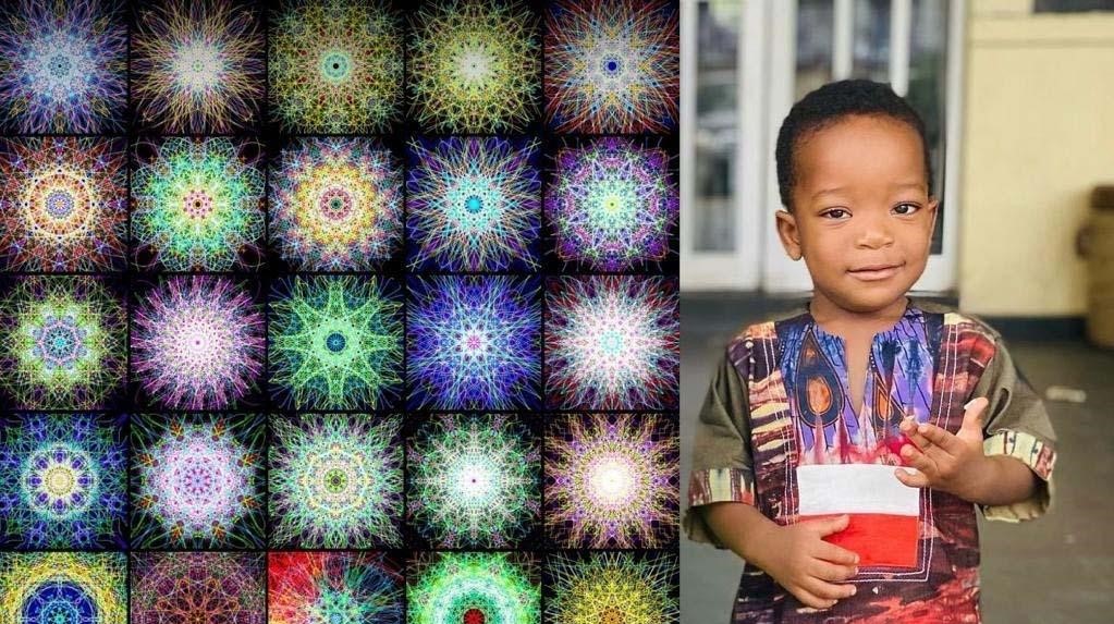 With forthcoming debut solo art exhibition, 2-year-old Oluwadarimisire Adejuwon Adewale wants to donate part of his earnings to children in LUTH 
