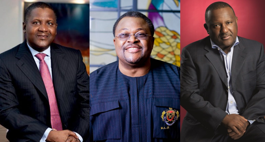 This year, only three Africans (all Nigerians) were among the Top 500 of the list. They include Aliko Dangote, listed at No. 130 with $14 billion in total earnings; Mike Adenuga, listed at No. 324 with $7.3 billion fortune; and Abdulsamad Rabiu listed at number 350 with $6.9 billion fortune