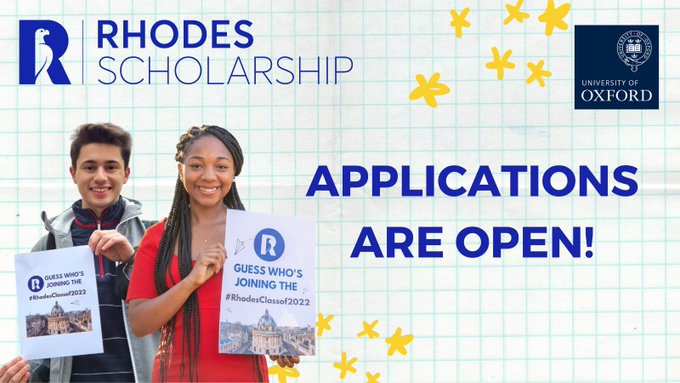 Don’t Miss Out On The 2023 Rhodes Global Scholarships for Study in Oxford, the UK
