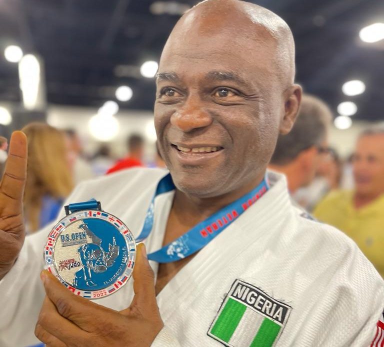 Nigerian Police Officer, Tunji Disu, Wins Silver Medal in the US Judo Championships