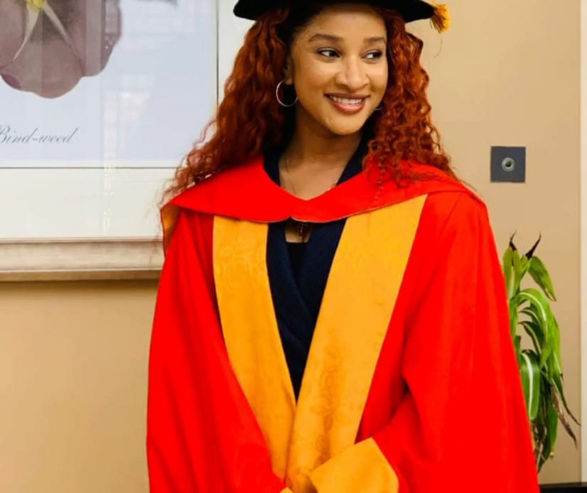 Adesua Etomi-Wellington Receives Doctorate Degree from Alma Mater, University of Wolverhampton