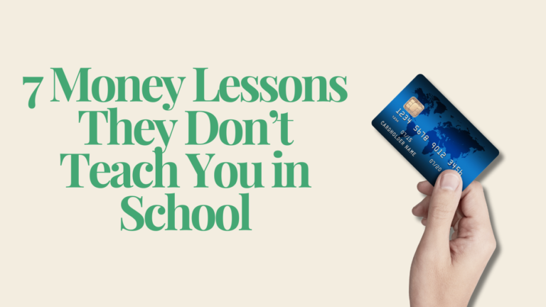 7 Money Lessons They Don’t Teach You in School - RefinedNG