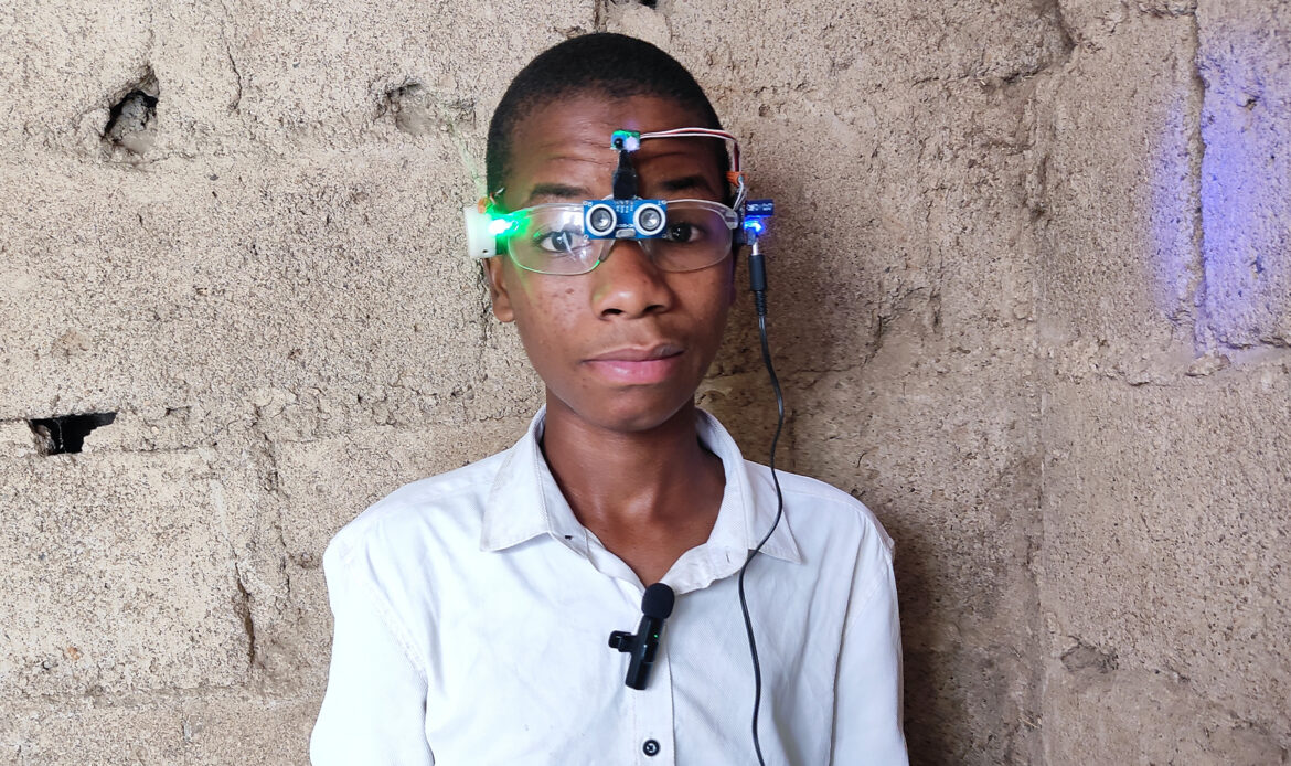 18-Year-Old Nigerian Inventor Khalifa Aminu Develops Groundbreaking Sensory Glasses for the Visually Impaired