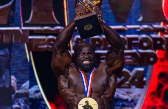 Nigerian-Born Samson Dauda Wins 2024 Mr. Olympia, Makes History