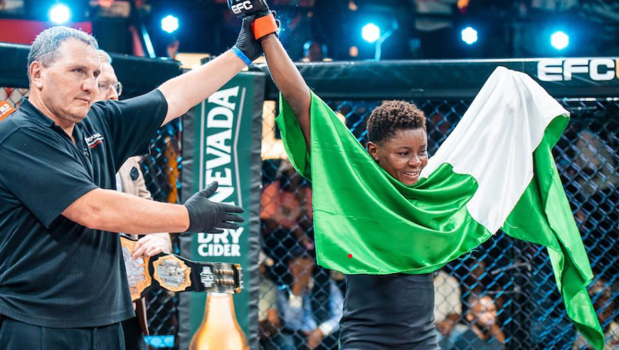 Juliet Chukwu Wins Bantamweight Championship at EFC119