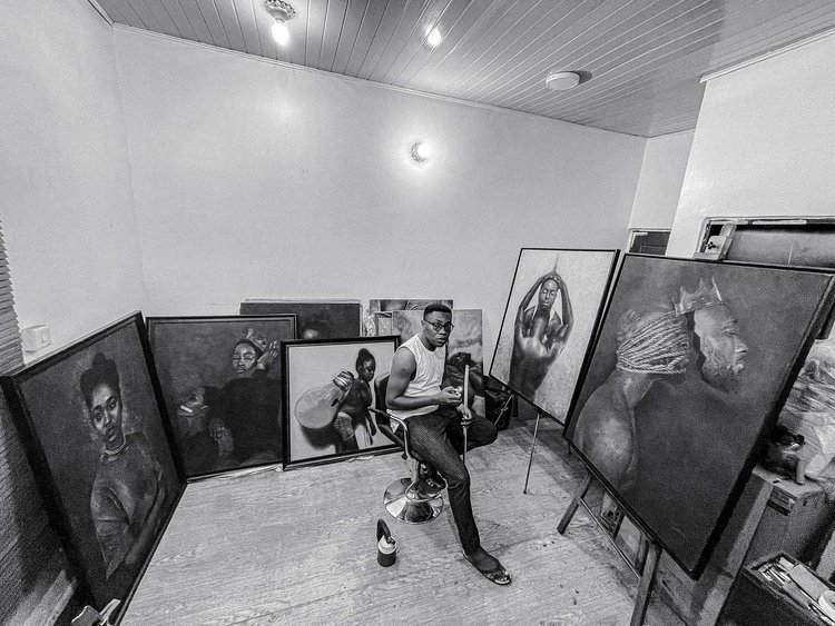 The Art of Alex Peter Idoko: The Fire That Paints
