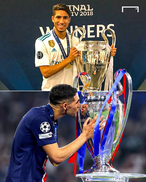 Achraf Hakimi Becomes 27th African Player to Win UCL