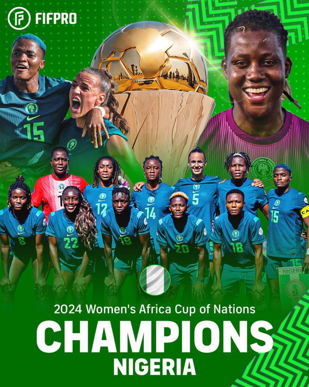 Super Falcons Seal Comeback to Claim 10th African Crown