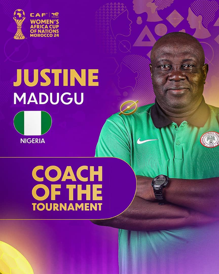 Justin Madugu Named WAFCON 2024 Coach of the Tournament