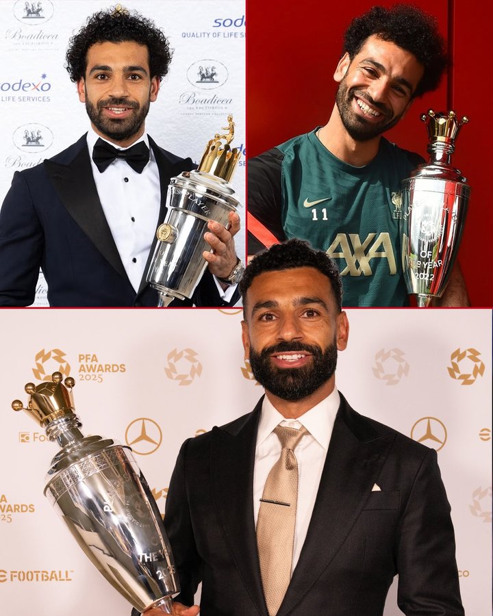 Salah Makes History: First Player to Win PFA Award Three Times