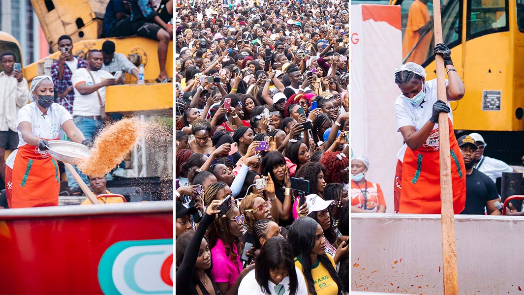 Hilda Baci Sets Guinness World Record for Largest Pot of Jollof Rice