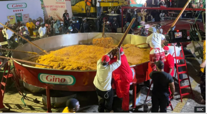 Hilda Baci Sets Guinness World Record for Largest Pot of Jollof Rice