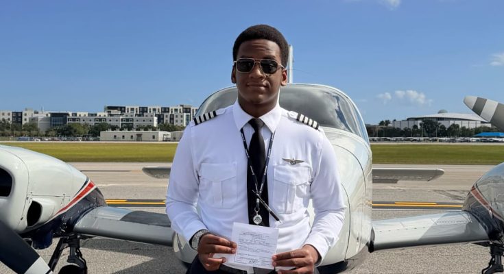18-Year-Old Muhammad Aminu Sani Earns Commercial Pilot License
