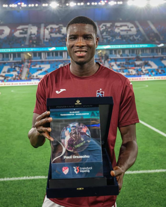 Paul Onuachu Wins Turkish Süper Lig Goal of the Month