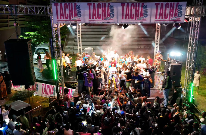 Tacha Breaks Two Guinness World Records in Lagos Makeover Marathon