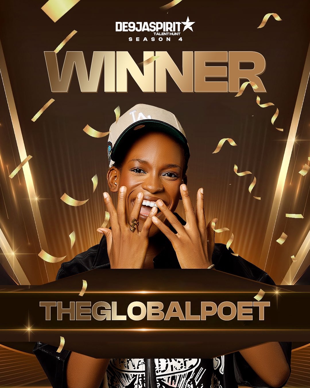 TheGlobalPoet Wins De9jaSpirit Talent Hunt Season 4 — Here’s What You Should Know About Her Big Win