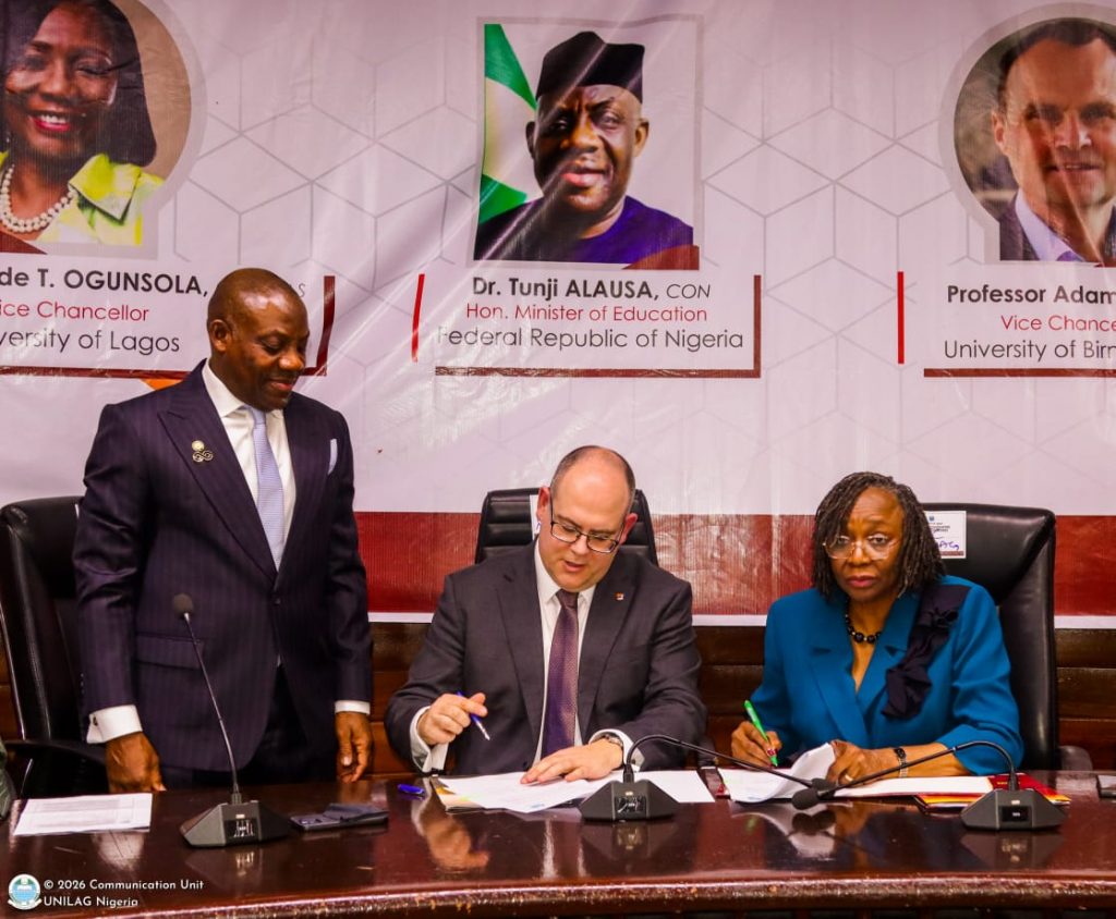 UNILAG and University of Birmingham Partner to Deliver UK Degrees in Nigeria