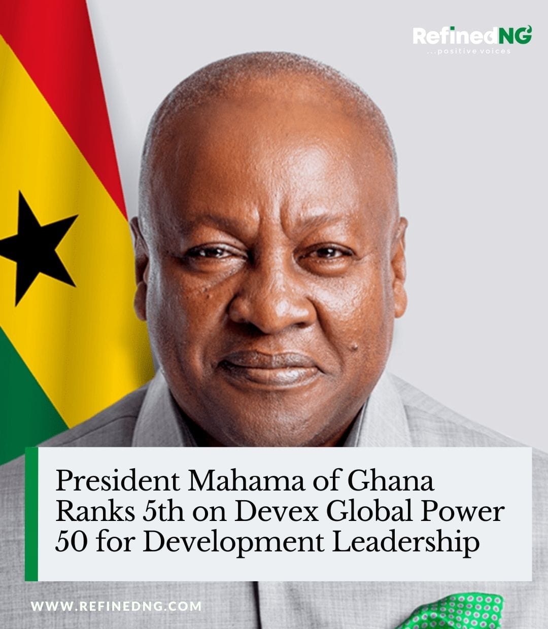 Devex Ranks Ghana's President Among Top Global Development Leaders