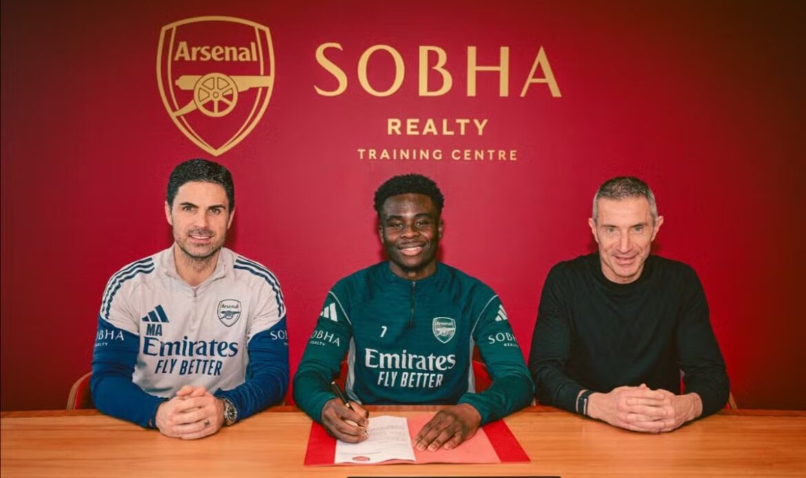 Bukayo Saka Commits Future: Arsenal Secures Its Star