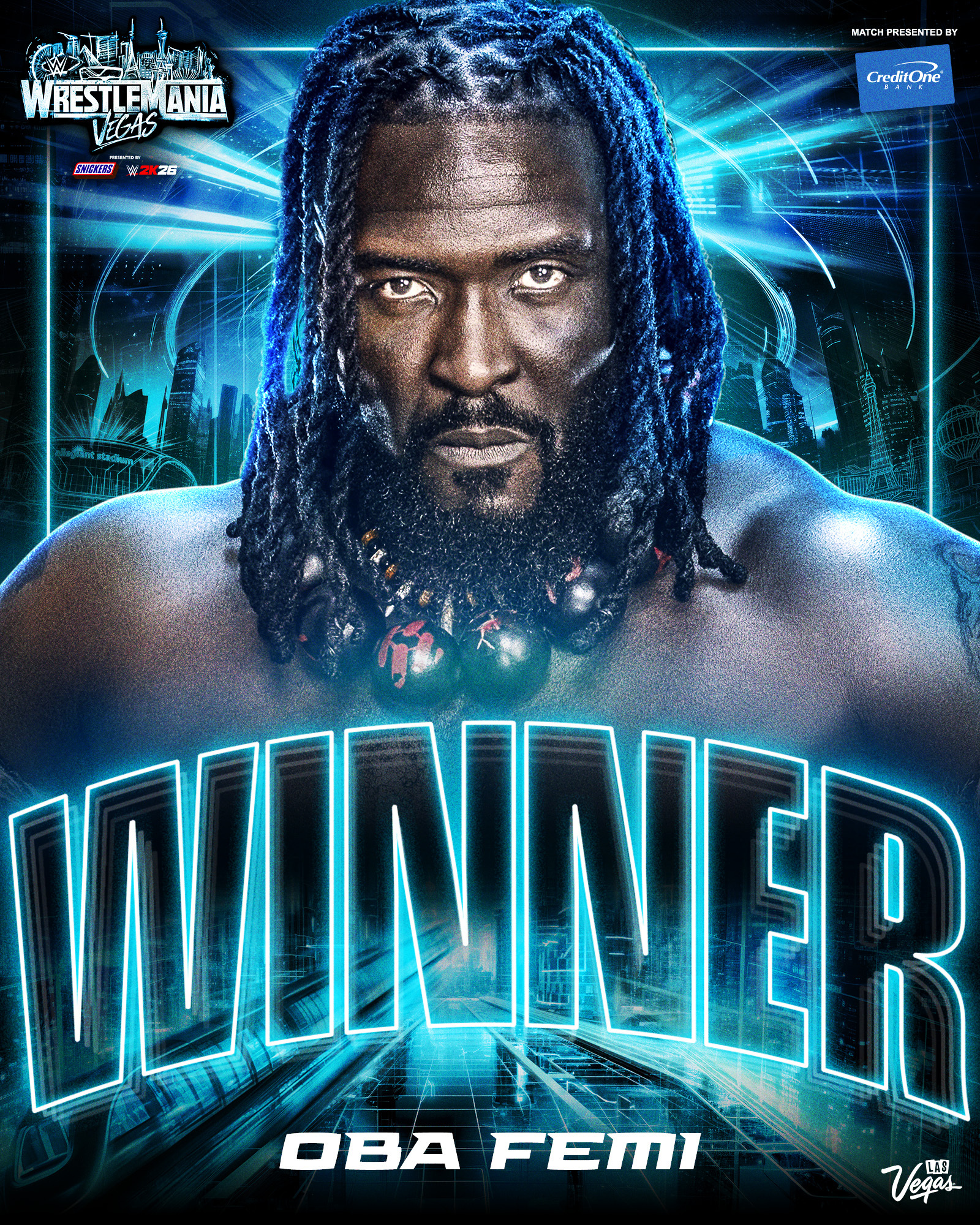 Nigerian Star Oba Femi Defeats Lesnar at WrestleMania 42