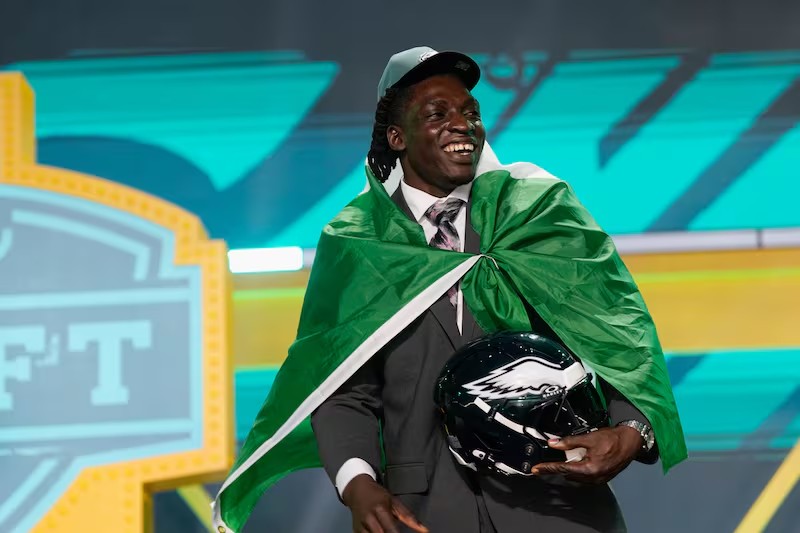 Uar Bernard Makes NFL History with Eagles Draft Selection