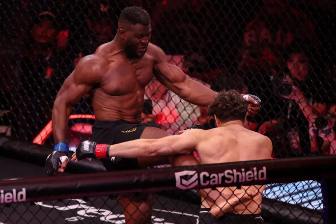 Francis Ngannou Sends Strong Message With Brutal First-Round Knockout
