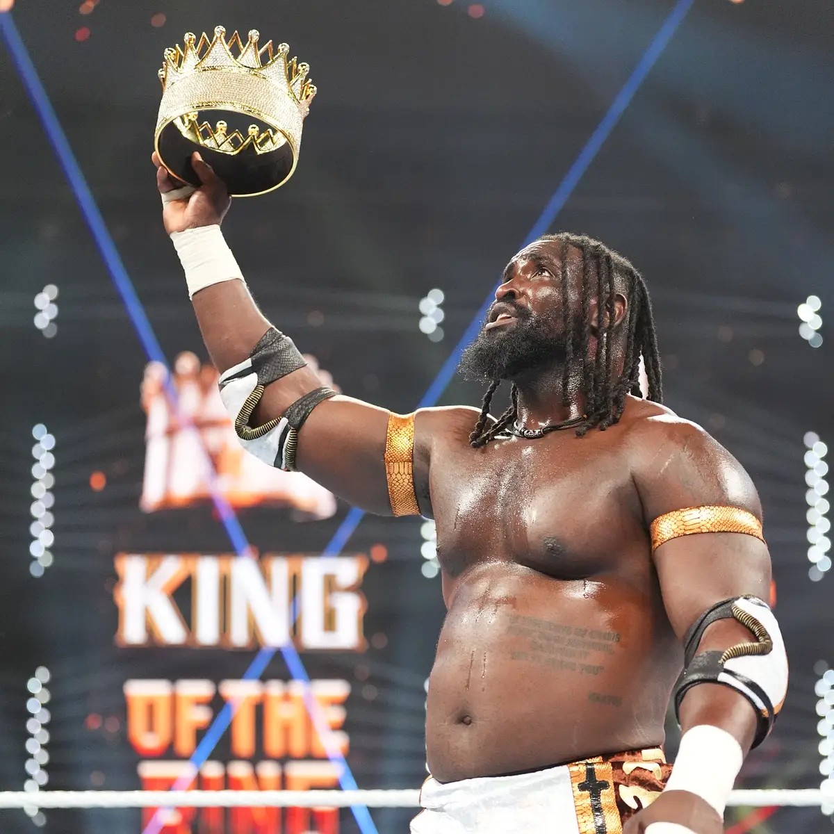Nigerian Star, Oba Femi, Crowned WWE King of the Ring After Dominant Victory Over Jey Uso