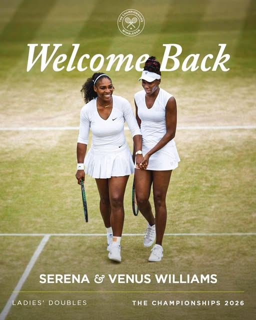 Williams Sisters Reunite for Wimbledon Doubles in Stunning Comeback