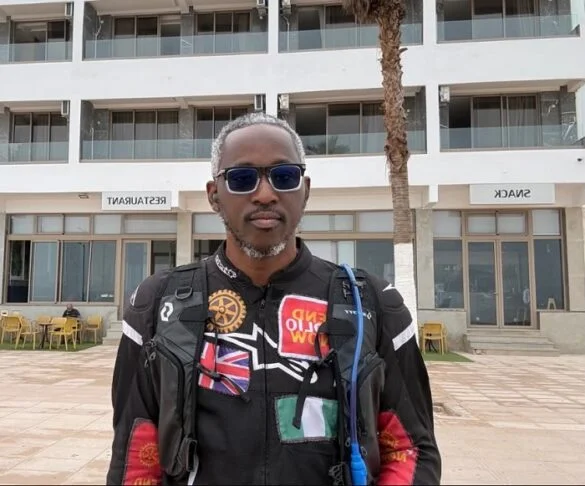 London to Lagos: Nigerian Humanitarian Pedals for a Polio-Free World