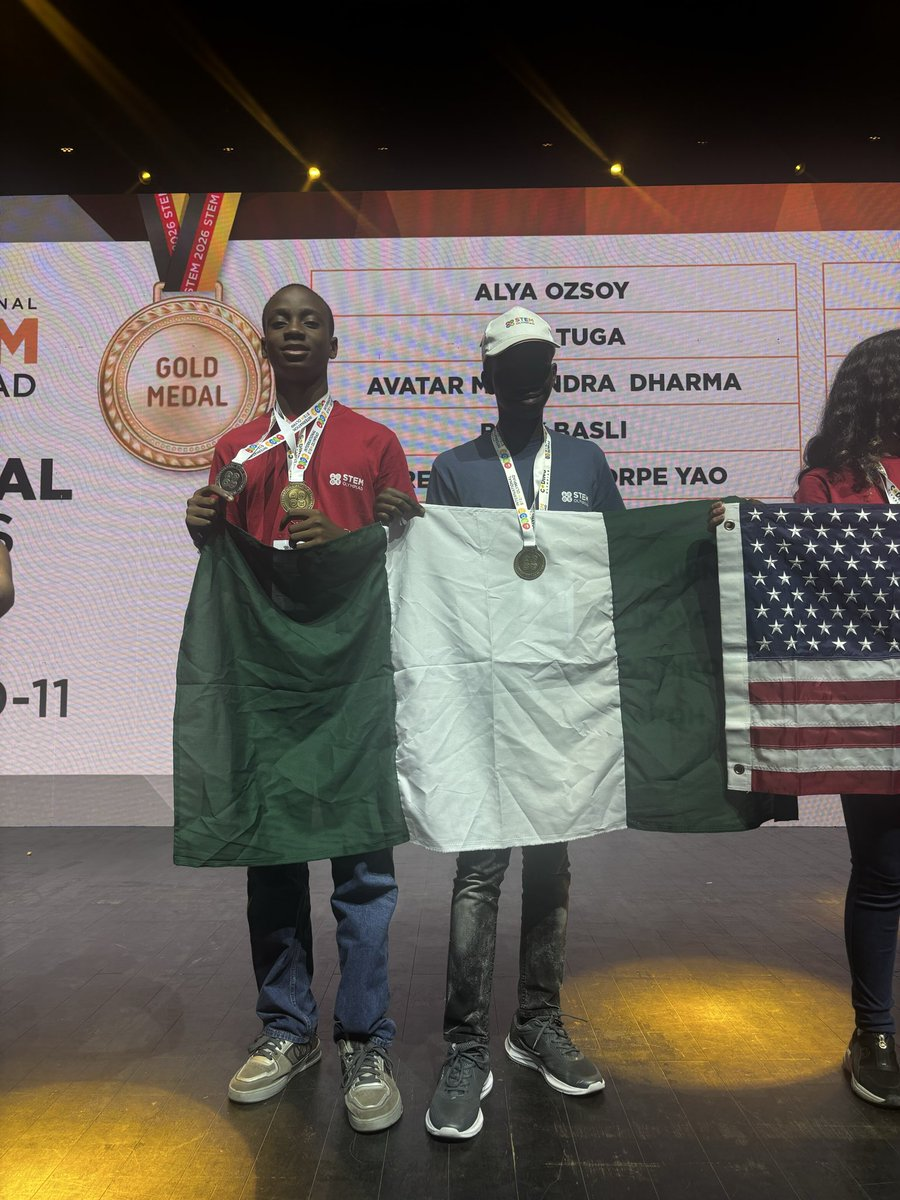 Nigerian Students Shine at 2026 International STEM Olympiad in Rome