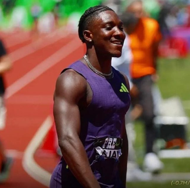 Ajayi Equals Nigerian Record, Defeats World Champion Seville at London Diamond League