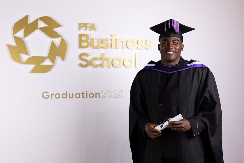 Taiwo Awoniyi Graduates With Merit From PFA Business School
